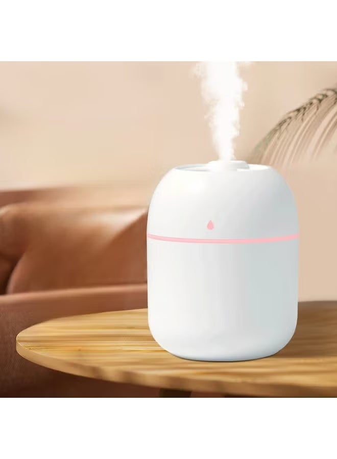 Generic valueable 1 Mini ultrasonic humidifier with nano mist, ambient LED light in three colors, quiet operation for rooms and offices, 220ml capacity - fragrance diffuser - Image 5