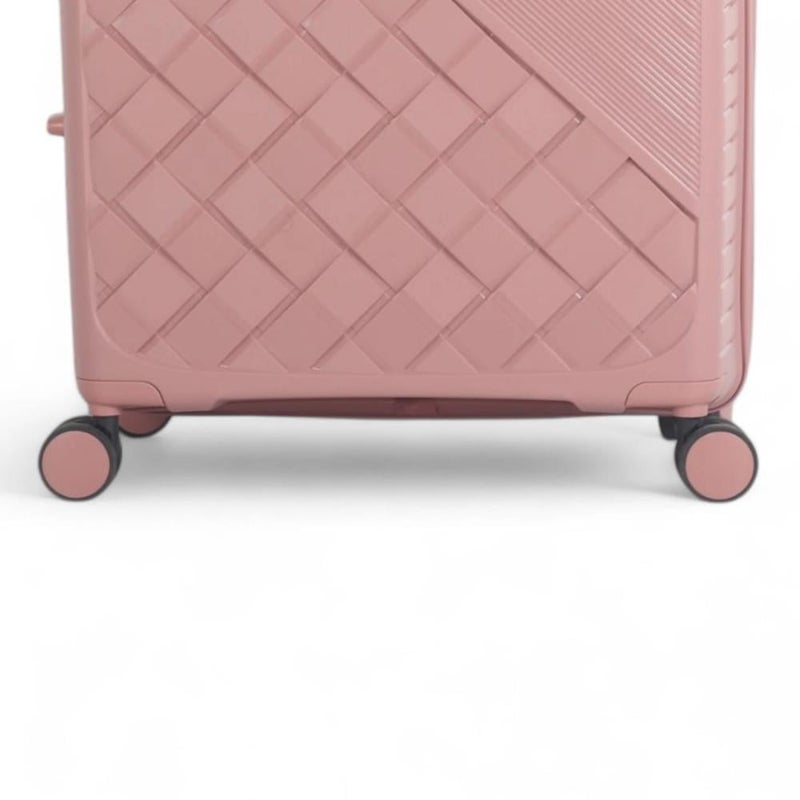 Aviator Luxury Durable 4-Piece Luggage Set (Shatterproof with Bonus Handbag) with Double Zipper Expansion Case - Image 4