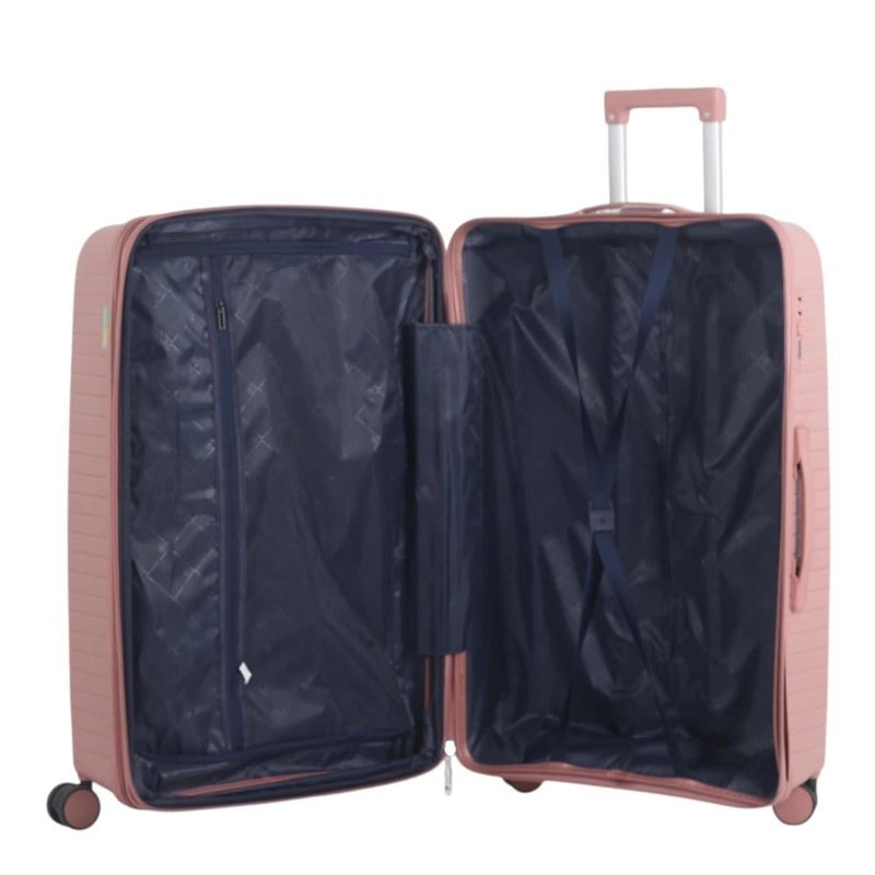 Aviator Luxury Durable 4-Piece Luggage Set (Shatterproof with Bonus Handbag) with Double Zipper Expansion Case - Image 5