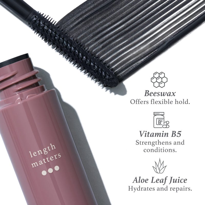 Julep Length Matters Buildable Lengthening Lash Mascara Black, 0.34 Fl Oz - Image 3