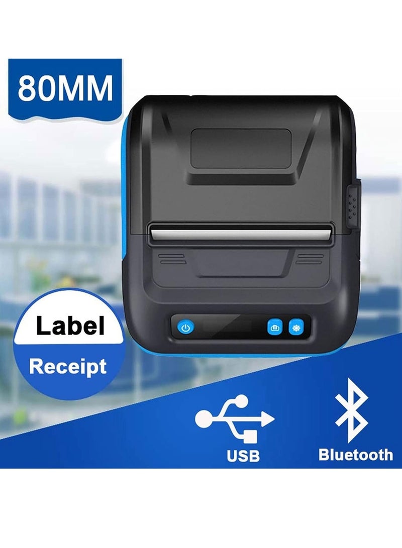 مايلستون طابعة بلوتوث محمولة حرارية ميني 80 ملم لطباعة الملصقات اللاسلكية على الهاتف - Image 5