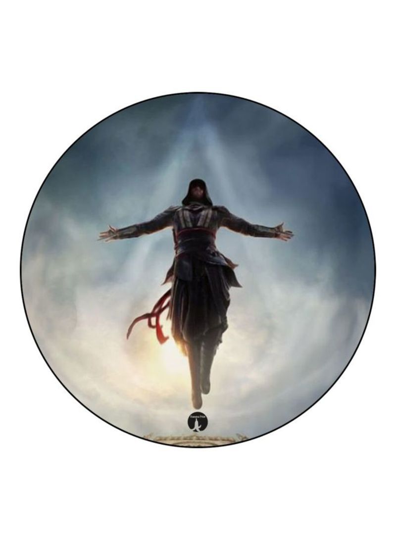 RKN Video  Game Assassin's Creed Printed Mouse Pad  Blue/Black