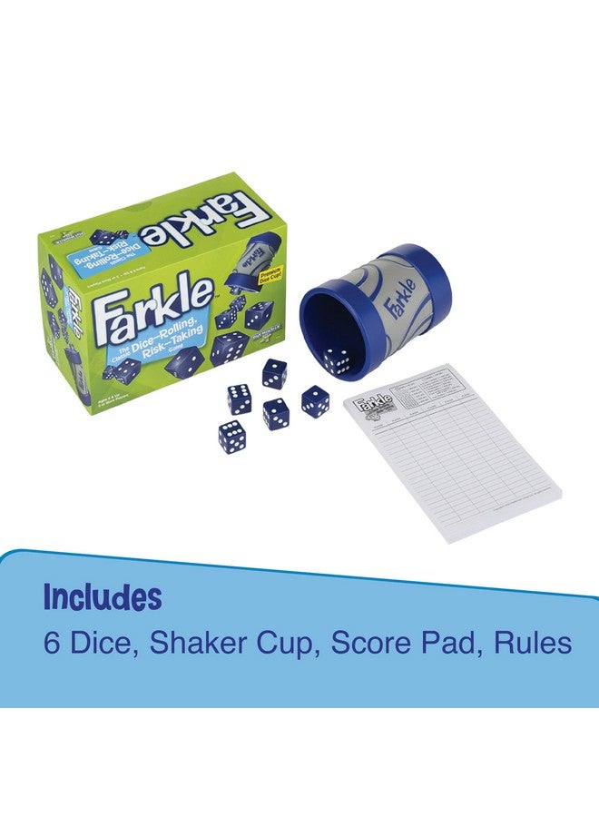 PlayMonster PlayMonster Farkle Classic Dice Game - Premium Kids Games, Dice Games, Family Games, Travel Games, Adult Games, Board Games, Dice Cup, Dice Set, Farkle Score Sheets Included, Ages 8+  - Image 2