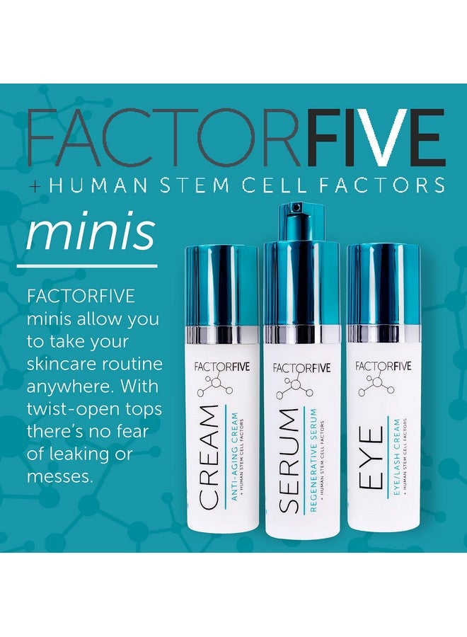 فاكتور فايڤ كريم العين والرموش مع عوامل نمو الخلايا الجذعية المشتقة من الإنسان لمكافحة الشيخوخة وتقليل أقدام الغربان والأكياس تحت العين 0.16 أونصة سائلة/5 مل - Image 5