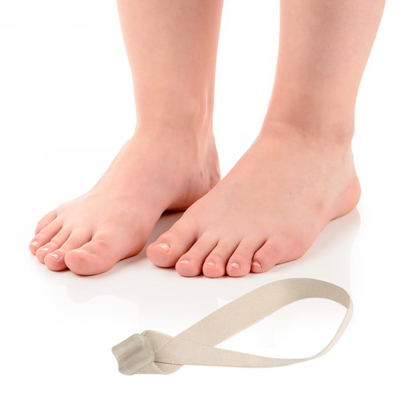 Beavorty 2pcs Toe Valgus Corrector Big Toe Separator Skin Color Size S (fits US Shoe 5-8) Portable Bunion Splint for Day and Night Use - Image 5