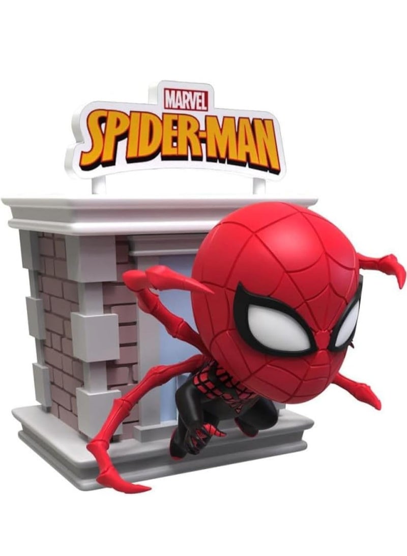 Marvel Spiderman Tower Series Mini Display Figurine - 1 Piece Only, Assorted - Image 1