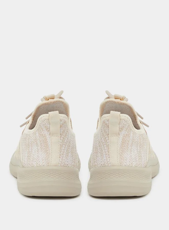 Styli Styli Melange Print Lace Up Sneakers