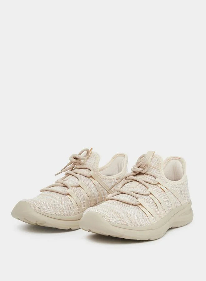 Styli Styli Melange Print Lace Up Sneakers