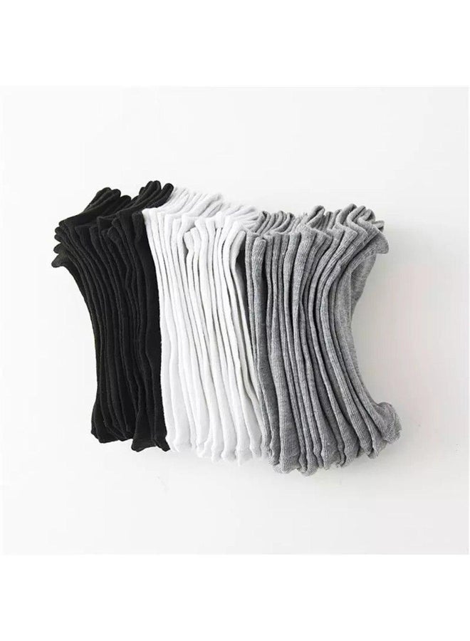 10 pairs/lot Men Socks Cotton Large size38-44High Quality Casual Breathable Boat Socks Short Men Socks Summer Male