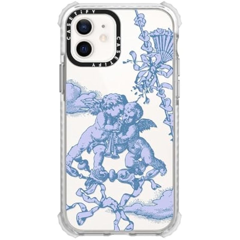 Casetify Ultra Impact iPhone 12 Case 【4X Military Grade Drop Tested / 11.5ft Drop Protection】 - at Lover's Gate - Glossy Frost - Image 1