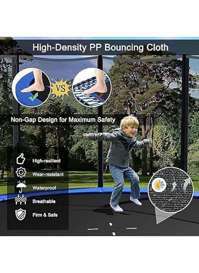 AL BADER - Trampoline Kids Outdoor Trampolines Jump Bed With Safety Enclosure Gym Exercise Fitness Equipment 8FT - Image 1