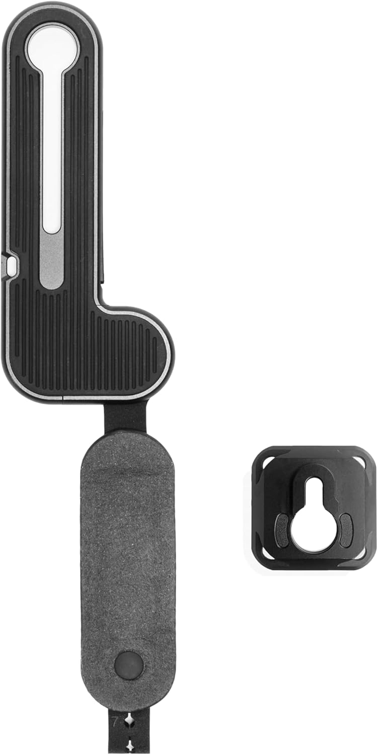 Peak Design Micro Clutch L-Plate Hand Strap for Mirrorless Cameras - Black - Image 1
