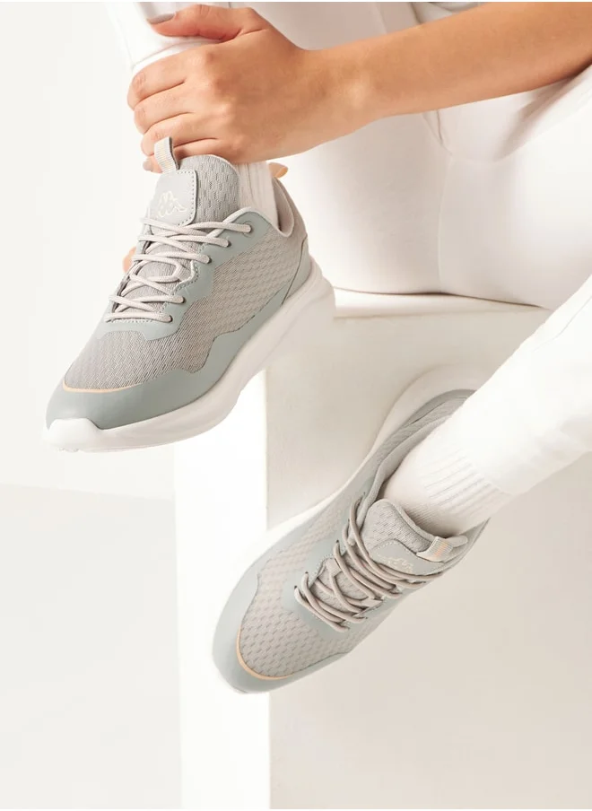 Kappa Womens Textured Lace-Up Sports Shoes