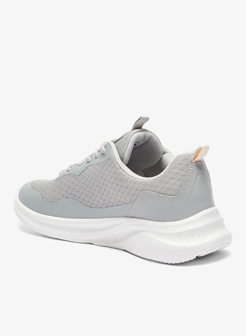 Kappa Womens Textured Lace-Up Sports Shoes - Image 3