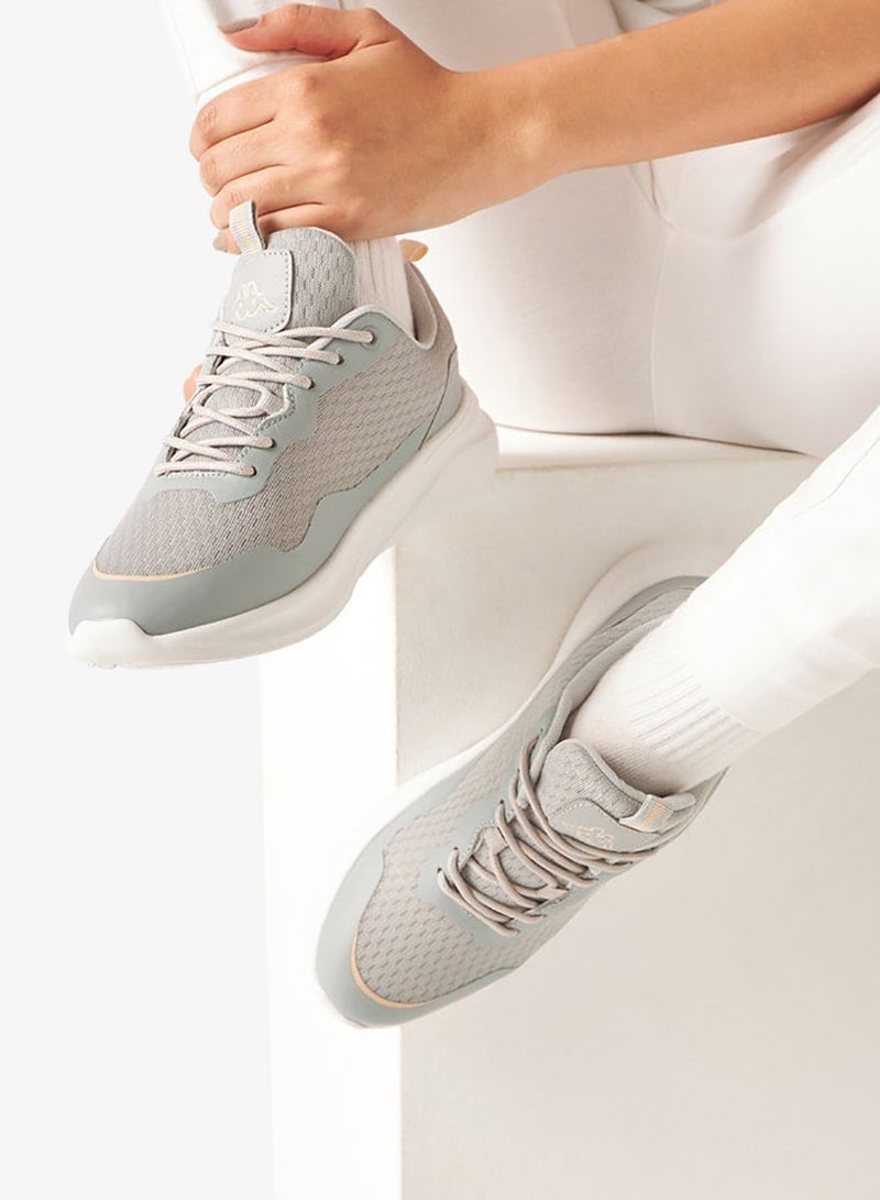 Kappa Womens Textured Lace-Up Sports Shoes - Image 2