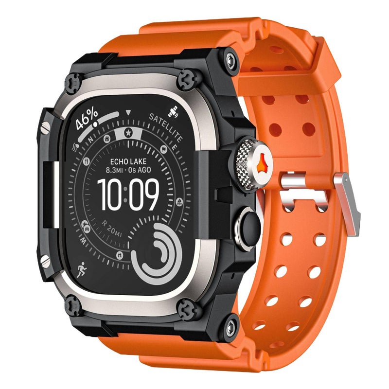 Metal Smartwatch Band for daily smartwatch wear and replacement strap Black Personal Use Indoor Use On The Go Use Work Use Family Use Everyday - Image 1