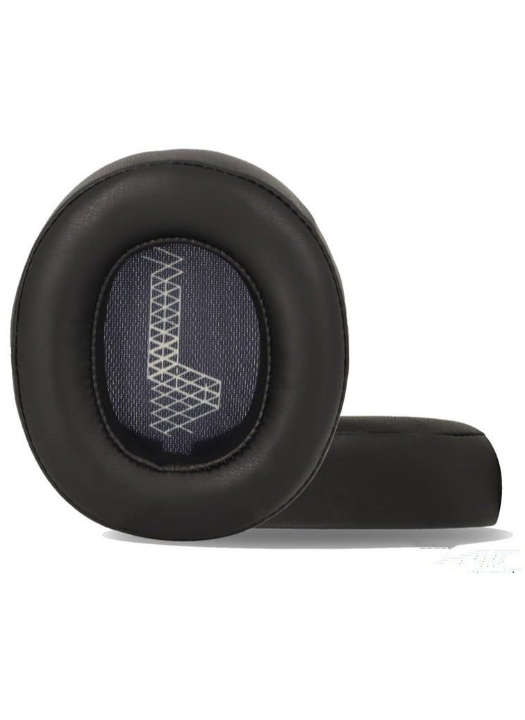 Anmi Protein Leather Replacement Ear Pads for JBL Live 500BT Headphones Ear Cushions, Headset Earpads, Ear Cups Repair Parts (Black)  - Image 1