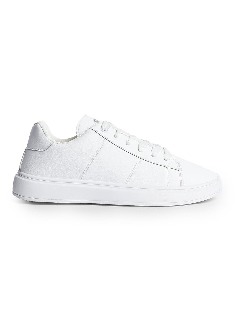 كوتشي فلات بنعل فلات جلد للرجال - Image 1