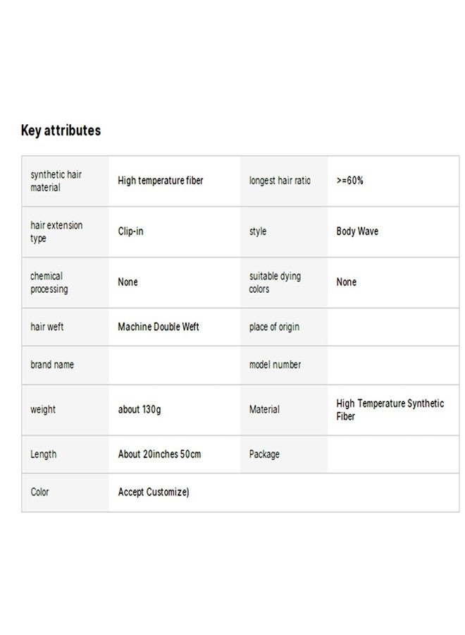 PRAVRAJYA 5 Clip-In Ombre Hair Extensions for Women - Seamless Long Wavy Heat-Resistant Synthetic Fiber, Instant Volume & Length, Natural Look, Easy to Wear & Restyle (Black to Auburn) - 130g - Image 2