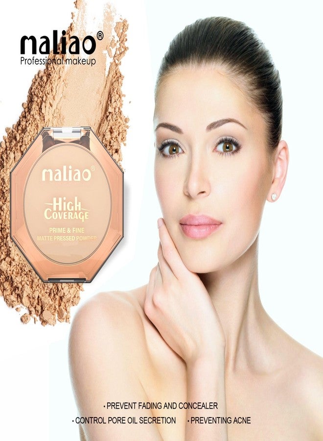 Maliao High Coverage Prime & Fine Matte Pressed Powder (NATURAL BEIGE) - Image 5