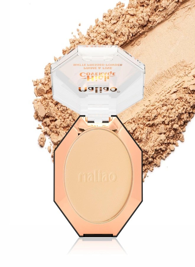 Maliao High Coverage Prime & Fine Matte Pressed Powder (NATURAL BEIGE) - Image 1