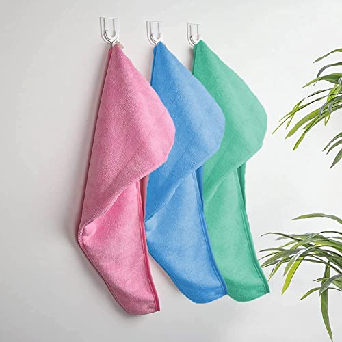 AG E-Com Doozie Women's Cotton Magic Hair Towel Wrap with Super Absorbent Quick Dry Stylish Lightweight Salon Shower Turban Cap - Image 3