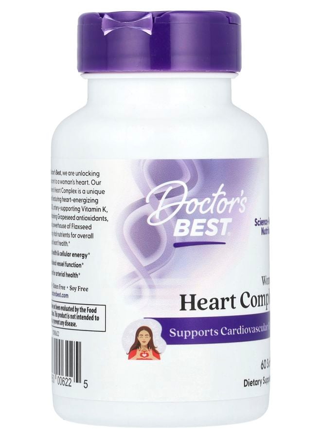 Doctor's Best Women's Heart Complex 60 Softgels - Image 2