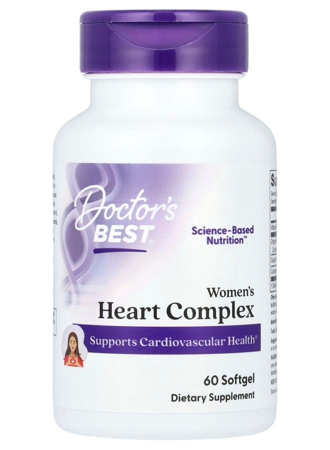 Doctor's Best Women's Heart Complex 60 Softgels - Image 1