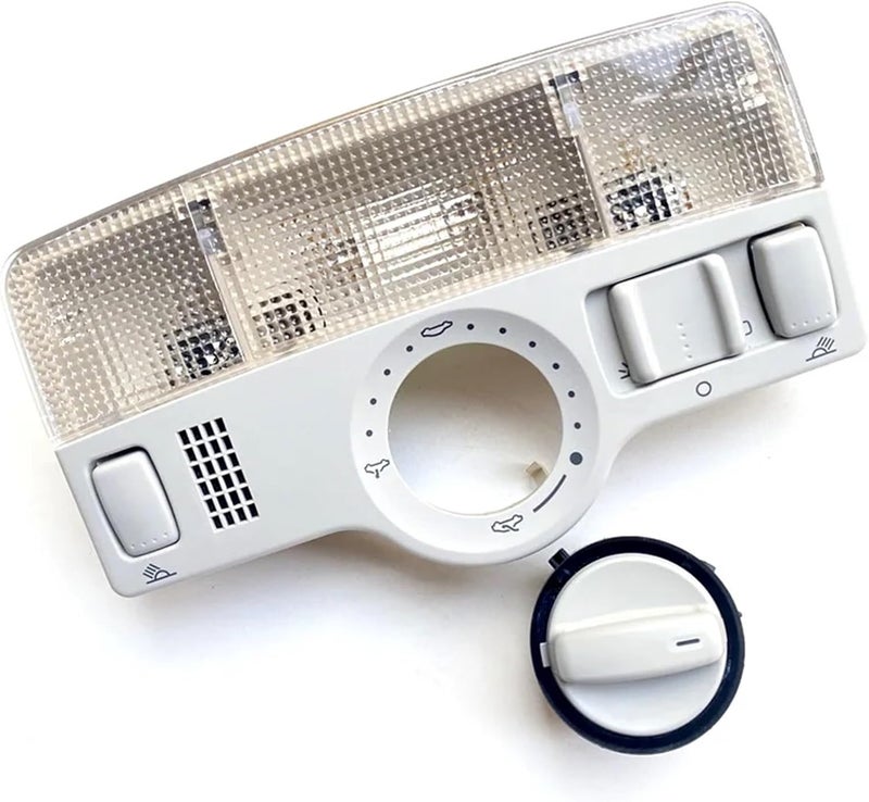 QASULER Gray Dome Light with Switch for Various Vehicle Models - Image 1