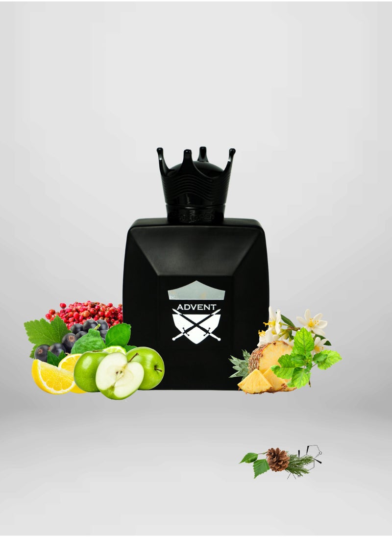جريس للعطور عطر Advent Premiem ، زجاجة سوداء مع مكونات الفاكهة  - Image 2