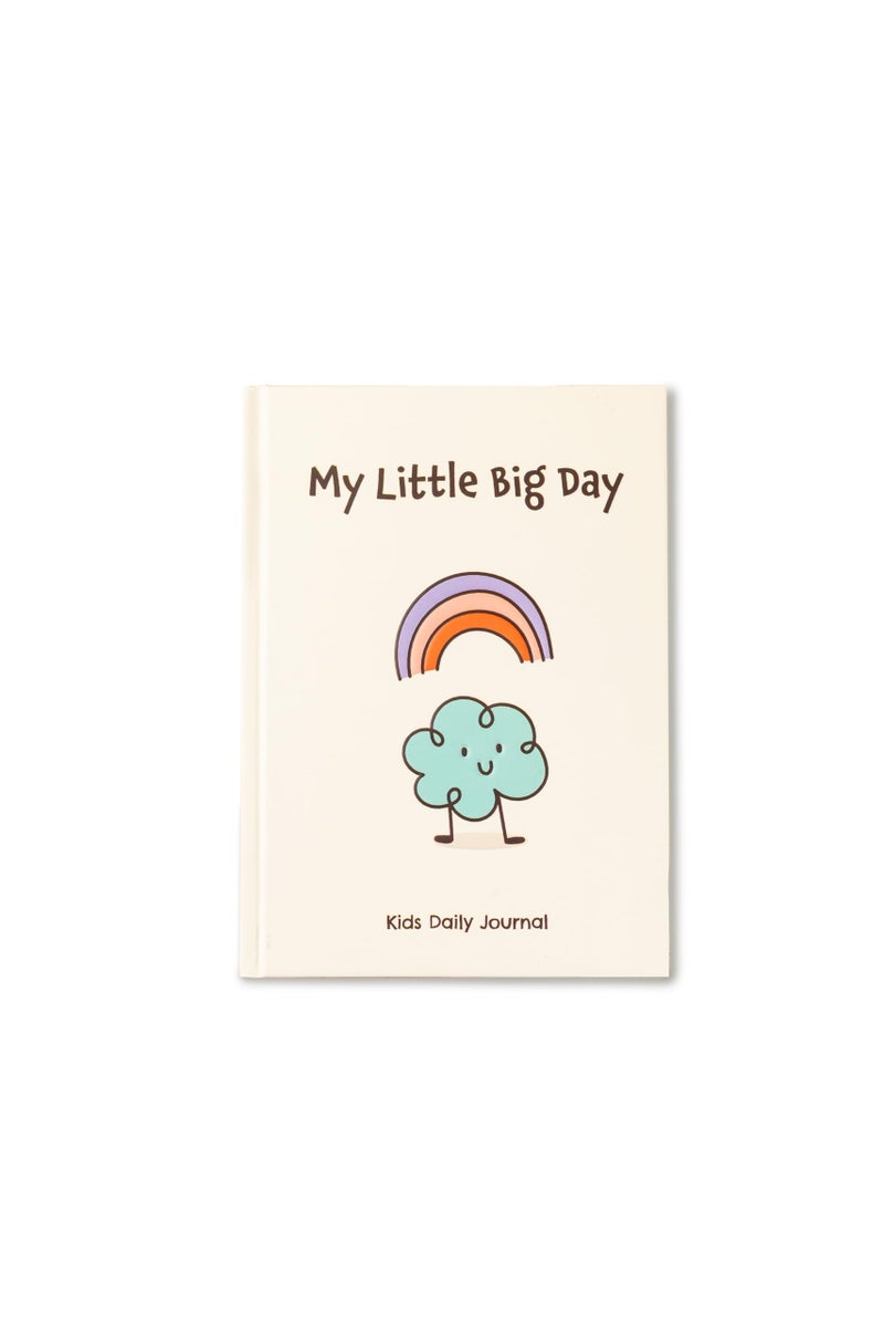 The Journal Lab | My Little Big Day: A Daily Gratitude Journal for Kids Aged 5–12 with Inspiring Prompts & Fun Activities | Rainbow White Edition | 144 Pages - Image 1