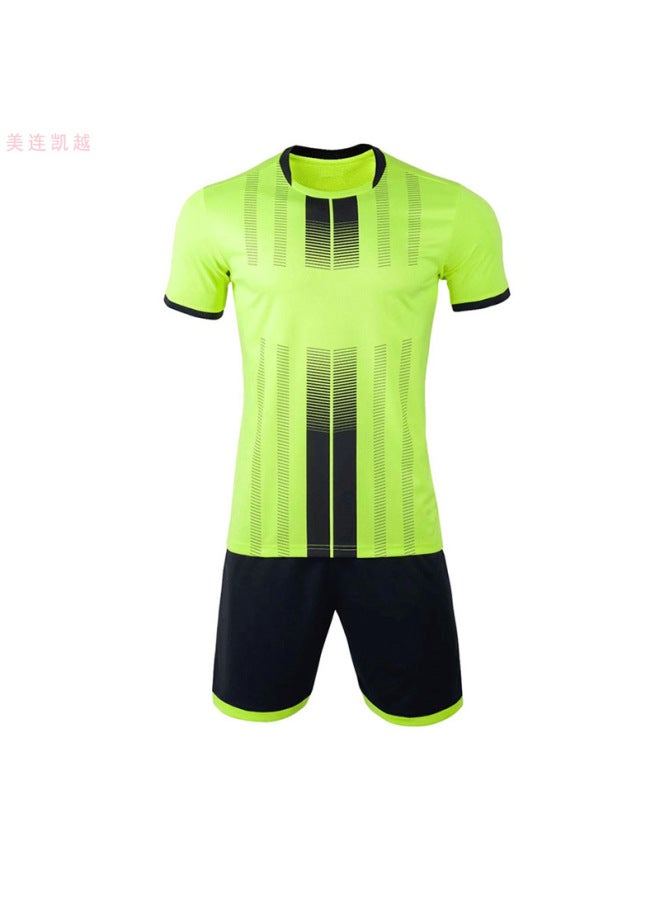 111 Green Suit Short Sleeve Football Jersey - Image 1