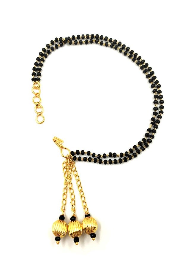 JHB Bracelet Bangle Style Beautiful Latest Trend Artificial Hand Mangalsutra for Women (MODEL07) - Image 1