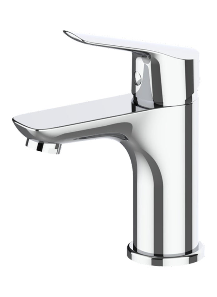 مودي خلاط مغسلة – هيكل من سبائك الزنك، تصميم مدمج بحجم 133×42×161 مم، تشطيب كروم لامع لحوض الحمام - Image 2