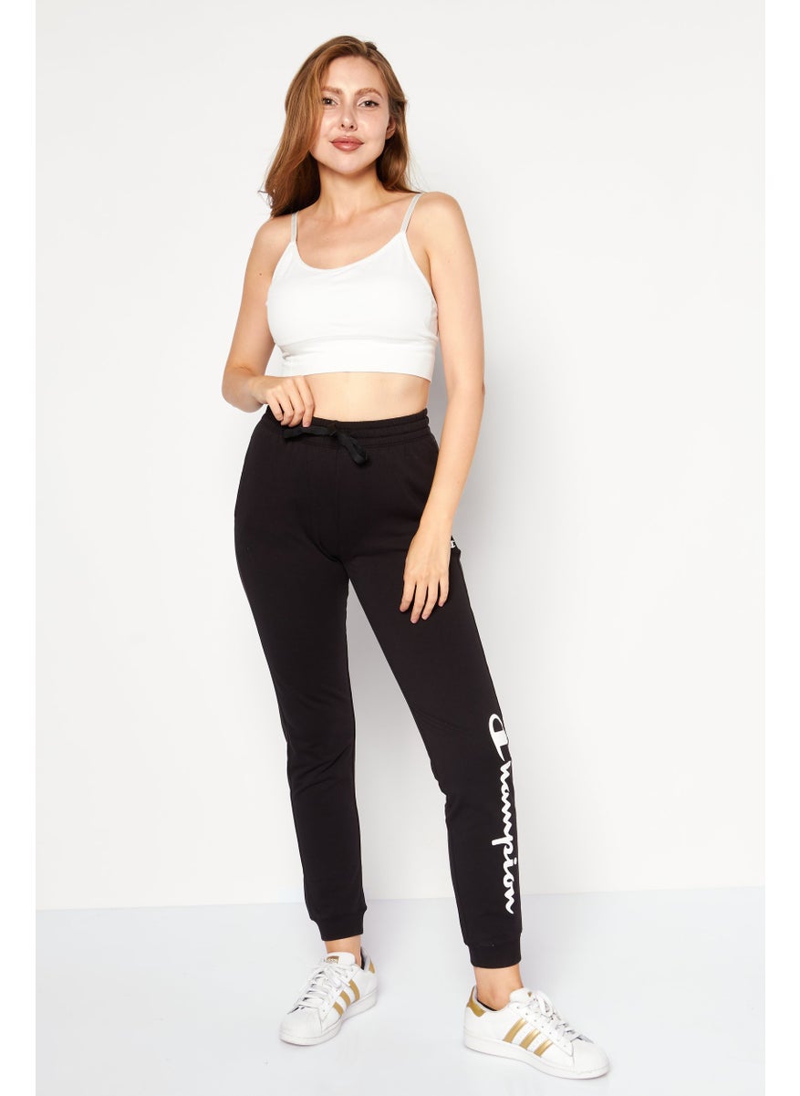 Champion Women Sportswear Fit Training Jogger Pant, Black  - Image 3