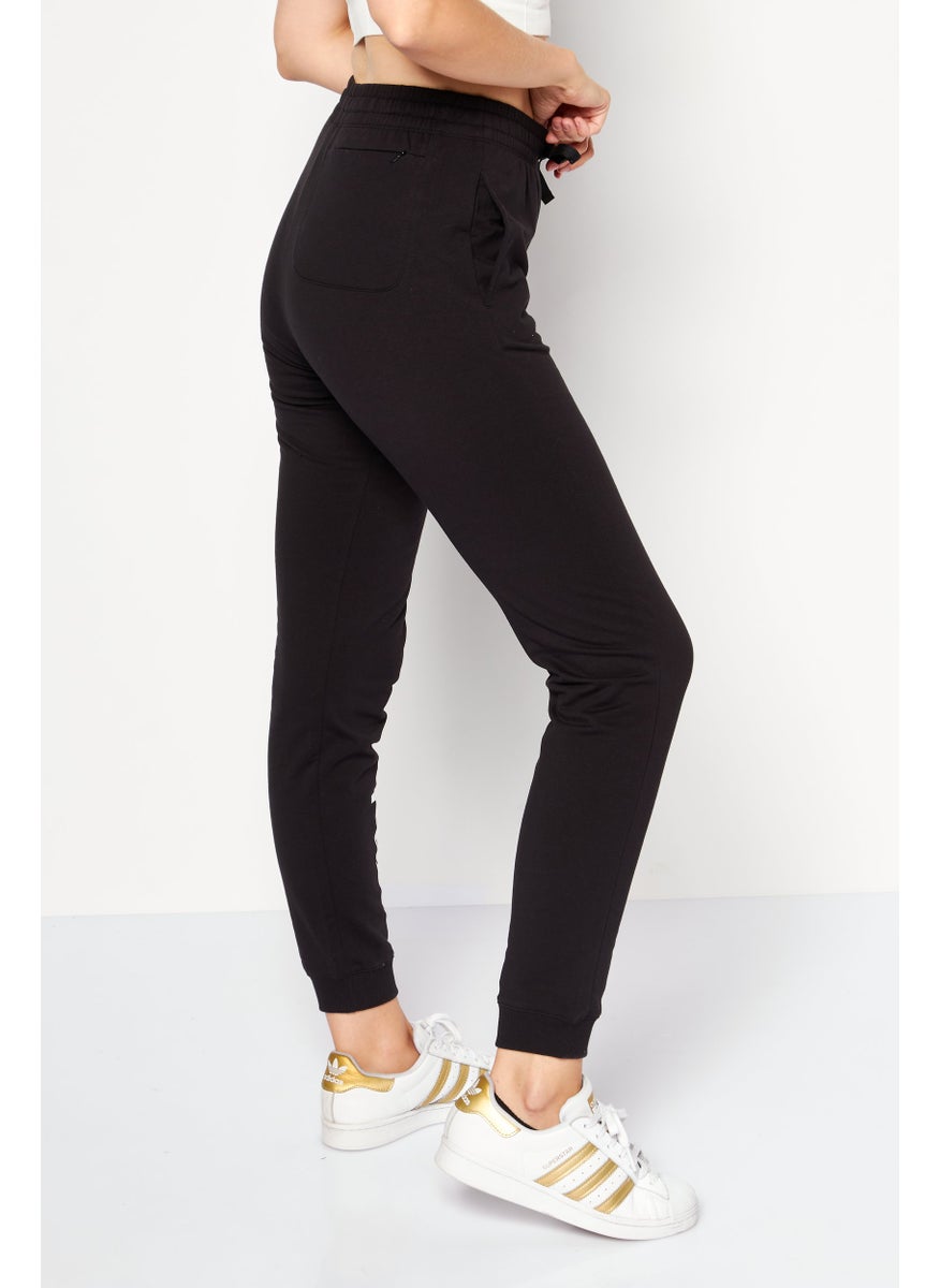 Champion Women Sportswear Fit Training Jogger Pant, Black  - Image 4