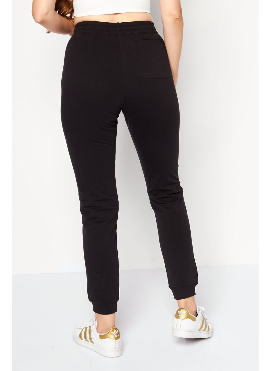 Champion Women Sportswear Fit Training Jogger Pant, Black  - Image 2