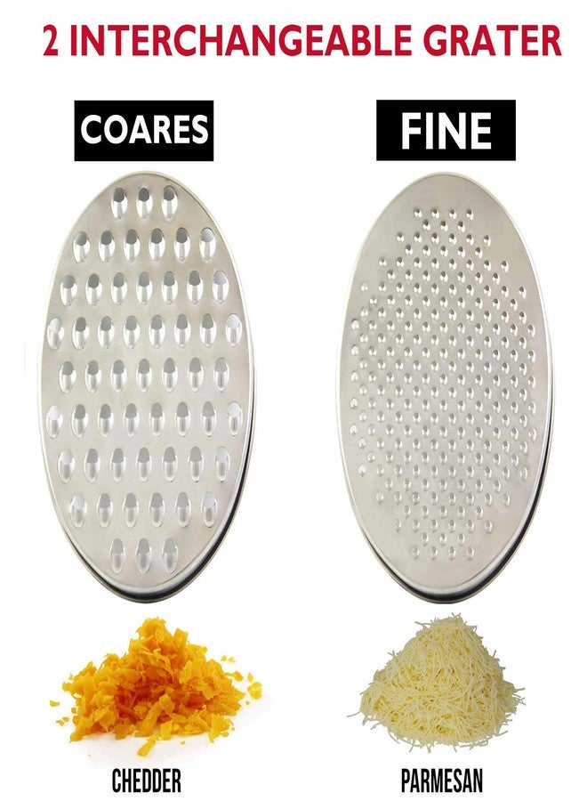 KEISSCO Cheese Grater Citrus Lemon Zester with Food Storage Container & Lid - Perfect For Hard Parmesan Or Soft Cheddar Cheeses, Ginger, Vegetables, Butter, Chocolate & Nutmeg (Black) - Image 3
