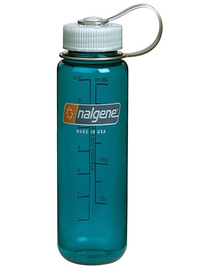Nalgene Tritan Wide Mouth BPA-Free Water Bottle, Trout Green, 16 oz - Image 1