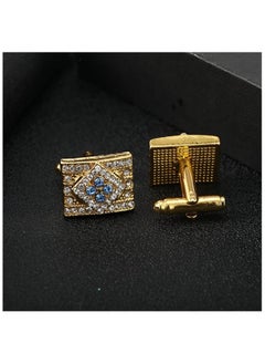 KUYING Crystal Cufflinks For Men Round Zirconia Cufflinks Business Cufflinks Jewelry  - Image 2
