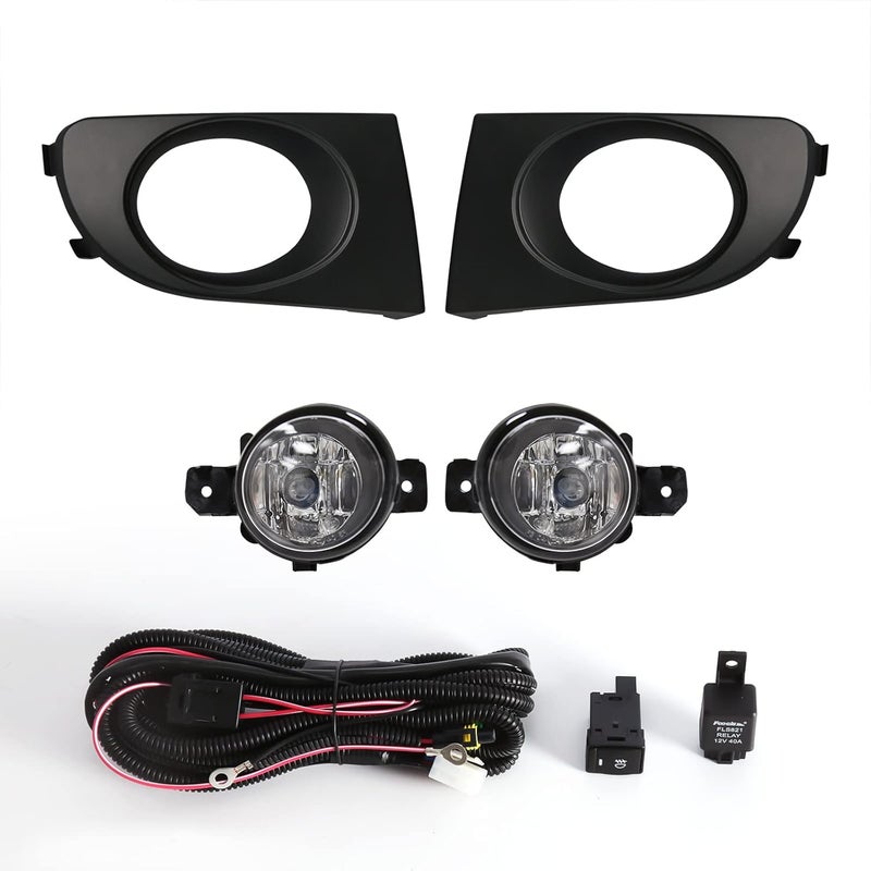 VGETTING Fog Light Kit for Nissan Sentra 2004-2008 with Halogen Bulbs and Wiring Harness - Image 2