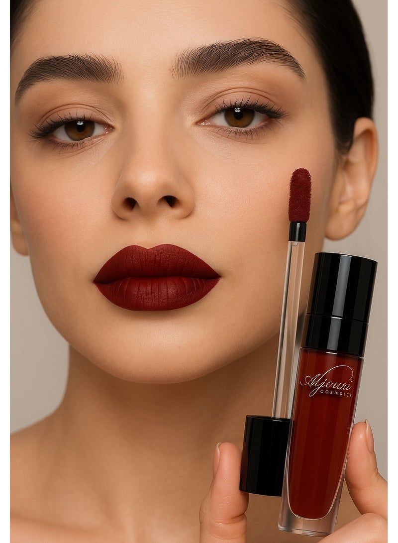 Al Jouri Cosmetics Matte Liquid Lipstick — Shade 10 - Image 2