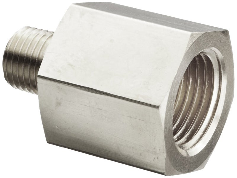 Alemite 51942 Adapter, 1/4"-28 SAE-LT Taper Thread(m) x 1/8" Female NPTF (Pack of 5) - Image 3