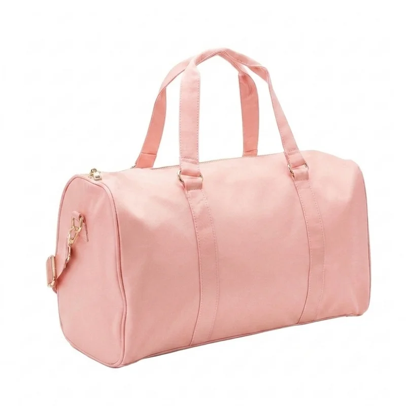 القبيلة السعيدة Personalised Duffle Bag, Peach