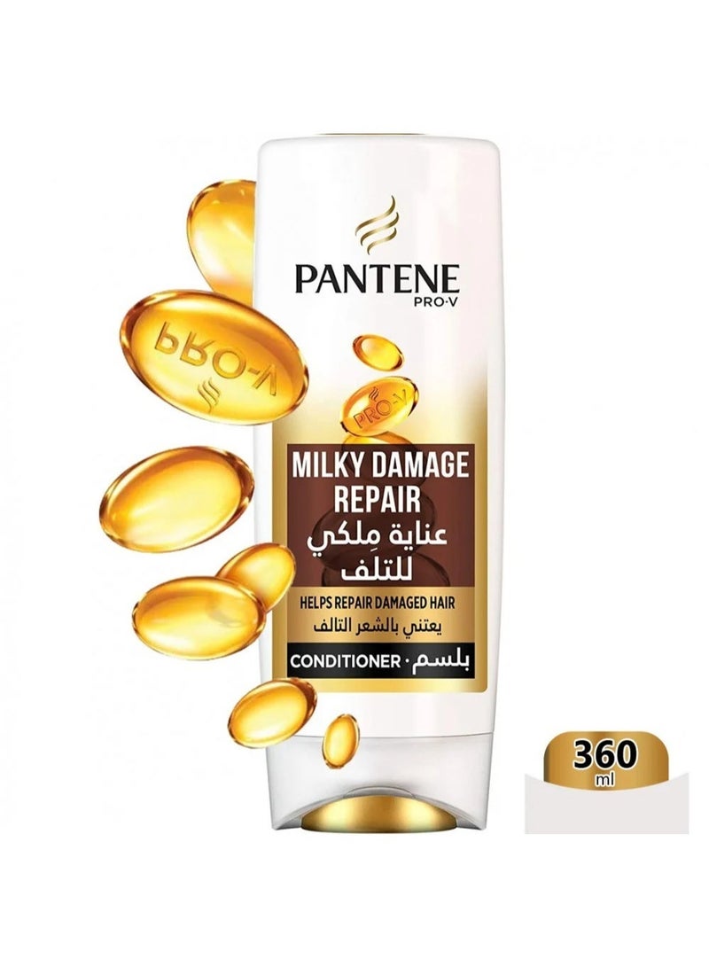 بانتين بلسم بانتين برو-في ميلكي لإصلاح الشعر التالف - 360 مل - Image 2