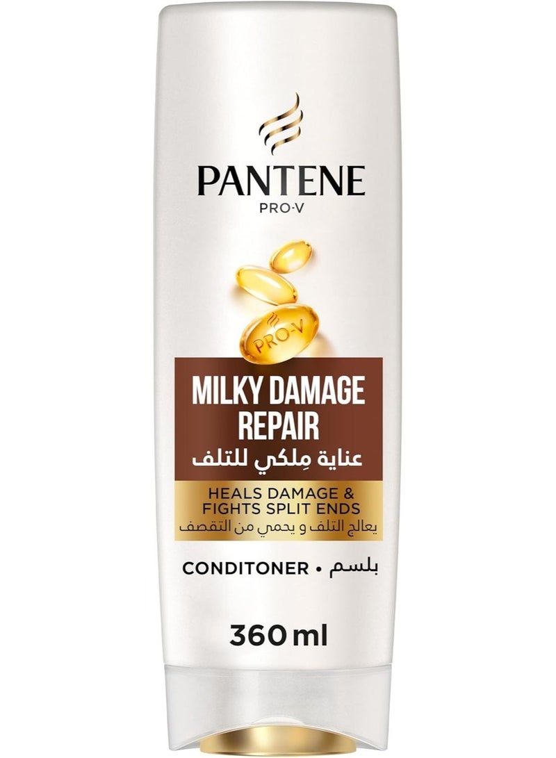 بانتين بلسم بانتين برو-في ميلكي لإصلاح الشعر التالف - 360 مل - Image 1