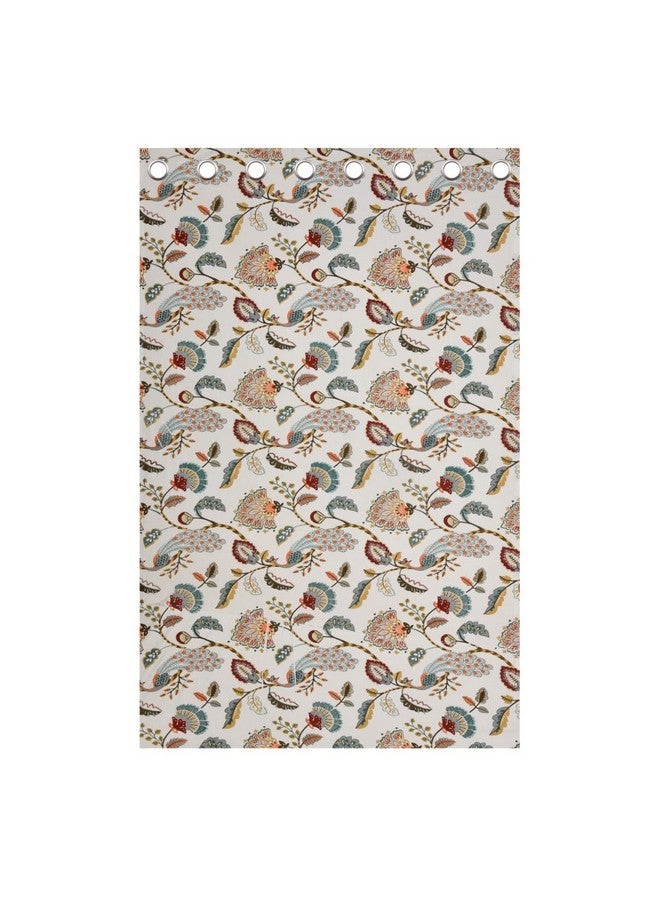 Amigos 100% Cotton Curtains for 7Feet Door Bedroom, Living Room and Kids Room, Home Décor Fashion Printed Set of 2 Curtains with Stainless Steel Rings (Multi Color Flower, Door 7Feet) - Image 5