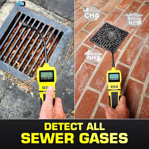 FORENSICS DETECTORS FD Sewer Smell Leak Detector by Forensics | 20-Year Sensor | Bathroom, Drains, Sewage, Plumbing | - Image 5