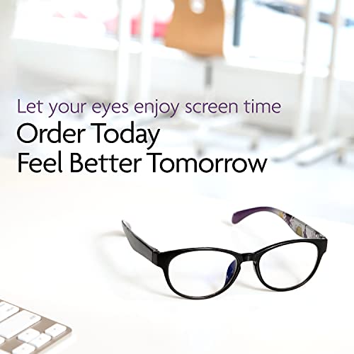 Prospek Blue Light Flasses for Women I Lightweight I Durable Frame for Computer with Anti-glare to Reduce Eyestrain I CATEYE - Image 3