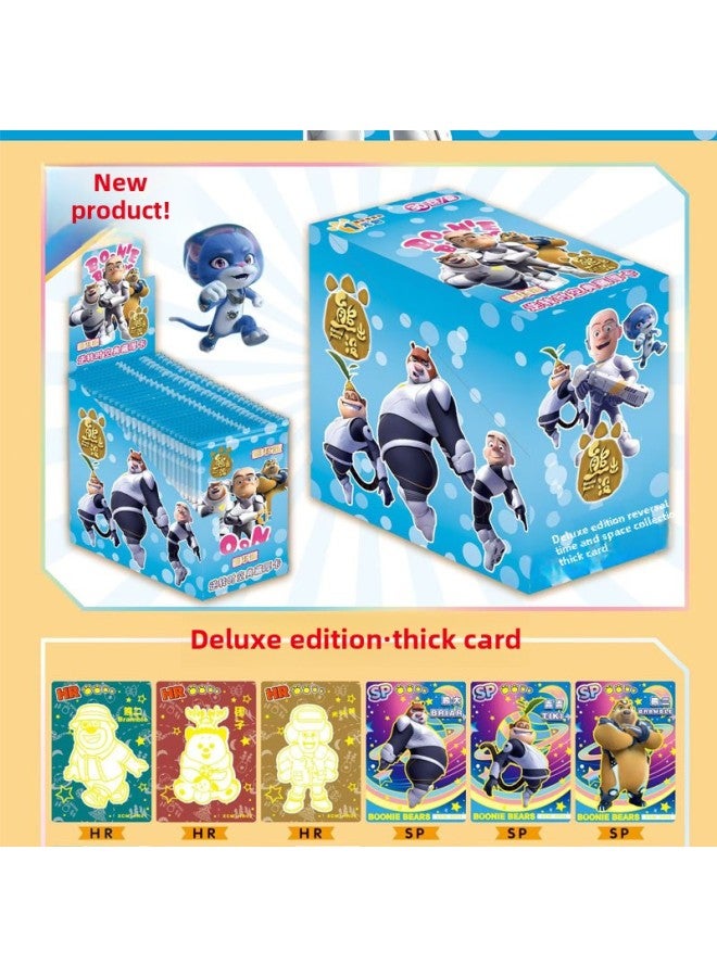 Board Game Card Casual Full Set Subway Escape Top Mouse Man Goddess Story Full Thickness Card Collection Toy-Color:[bear Has Gone] 1 Yuan Pack Thick Card, 30 Packs In A Box, A Total Of 90 Cards  - Image 1